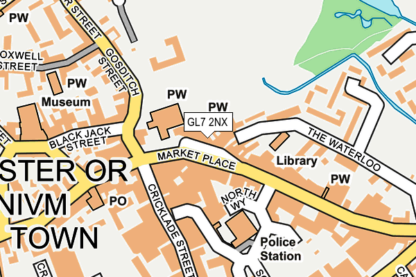 Map of BURFORD EQUINE VETS LTD at local scale