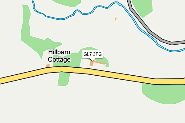 GL7 3FG map - OS OpenMap – Local (Ordnance Survey)