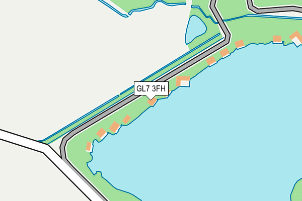 GL7 3FH map - OS OpenMap – Local (Ordnance Survey)