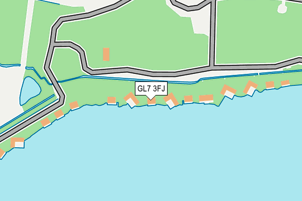GL7 3FJ map - OS OpenMap – Local (Ordnance Survey)