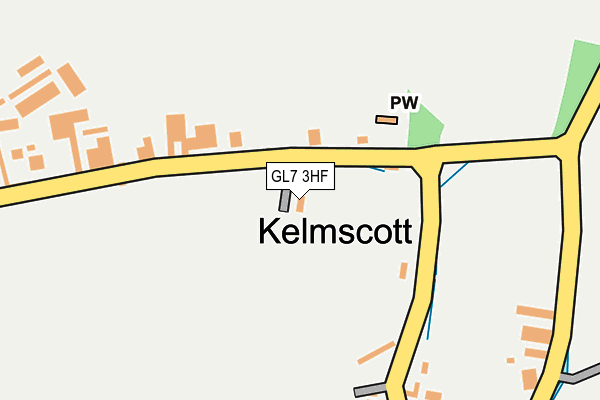 GL7 3HF map - OS OpenMap – Local (Ordnance Survey)