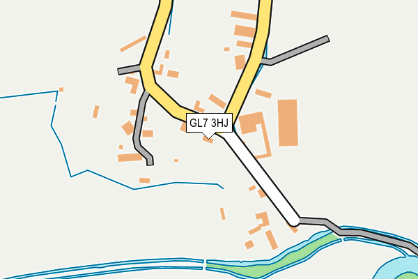 GL7 3HJ map - OS OpenMap – Local (Ordnance Survey)
