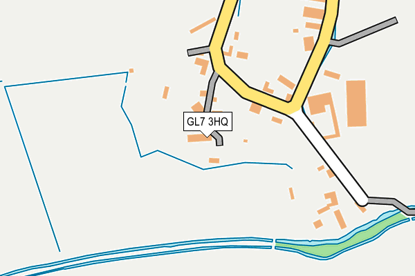 GL7 3HQ map - OS OpenMap – Local (Ordnance Survey)