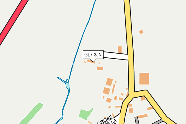 GL7 3JN map - OS OpenMap – Local (Ordnance Survey)