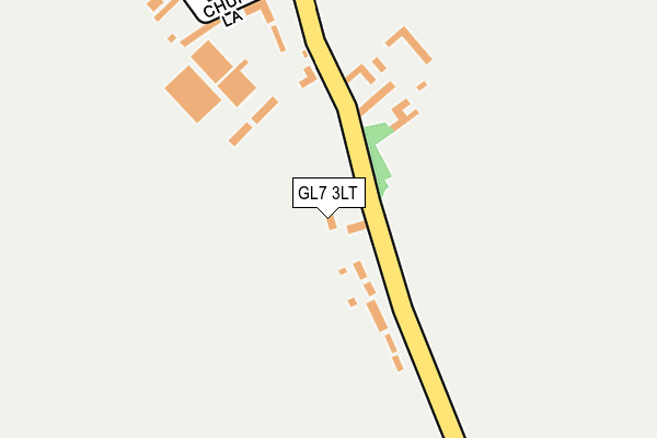 GL7 3LT map - OS OpenMap – Local (Ordnance Survey)