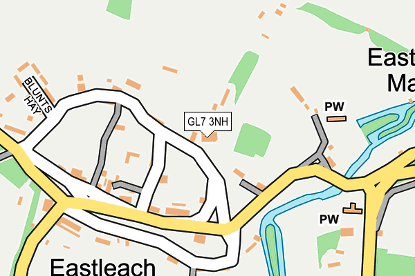 GL7 3NH map - OS OpenMap – Local (Ordnance Survey)