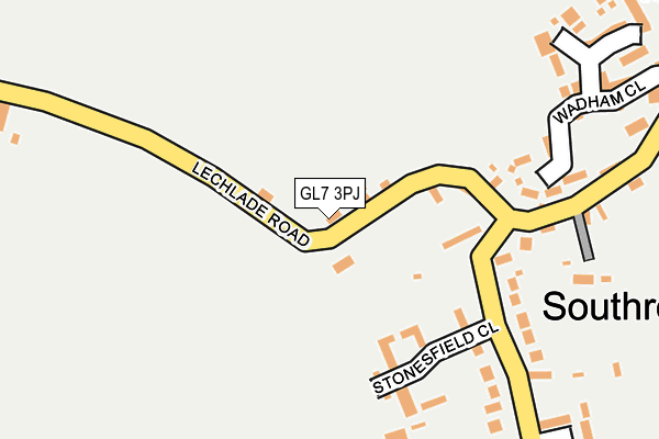 GL7 3PJ map - OS OpenMap – Local (Ordnance Survey)