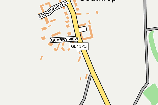 GL7 3PQ map - OS OpenMap – Local (Ordnance Survey)