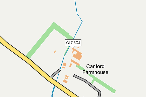 GL7 3QJ map - OS OpenMap – Local (Ordnance Survey)