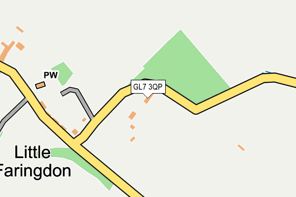 GL7 3QP map - OS OpenMap – Local (Ordnance Survey)