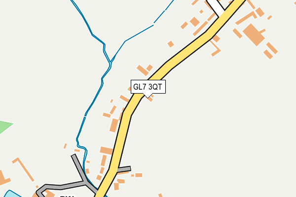 GL7 3QT map - OS OpenMap – Local (Ordnance Survey)