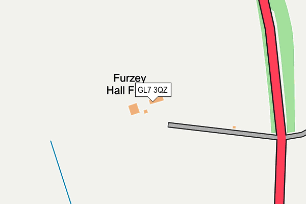GL7 3QZ map - OS OpenMap – Local (Ordnance Survey)