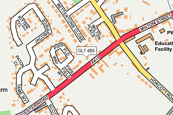 Map of VORTEX MANAGEMENT SERVICES LIMITED at local scale