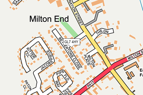 Map of EXTENSION PRO LIMITED at local scale