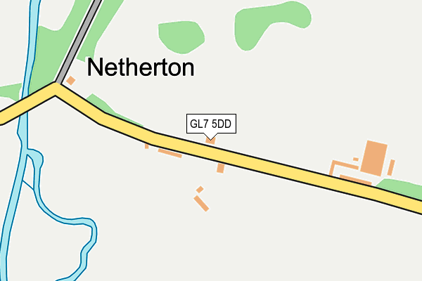 GL7 5DD map - OS OpenMap – Local (Ordnance Survey)