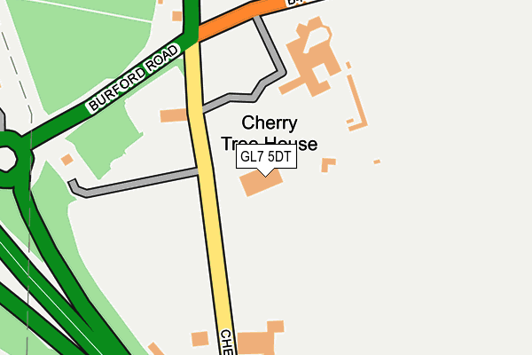GL7 5DT map - OS OpenMap – Local (Ordnance Survey)
