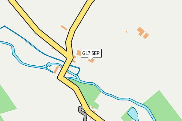 GL7 5EP map - OS OpenMap – Local (Ordnance Survey)