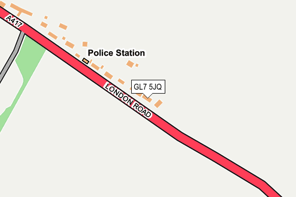 GL7 5JQ map - OS OpenMap – Local (Ordnance Survey)