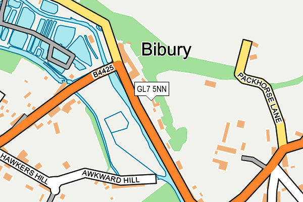 GL7 5NN map - OS OpenMap – Local (Ordnance Survey)