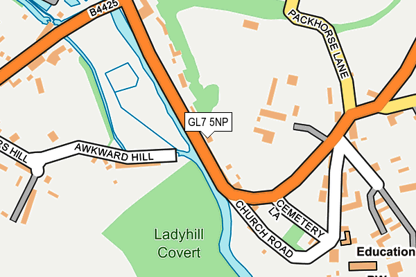 GL7 5NP map - OS OpenMap – Local (Ordnance Survey)