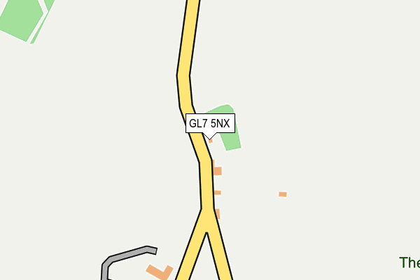 GL7 5NX map - OS OpenMap – Local (Ordnance Survey)