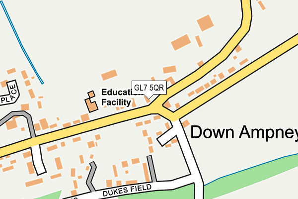 GL7 5QR map - OS OpenMap – Local (Ordnance Survey)