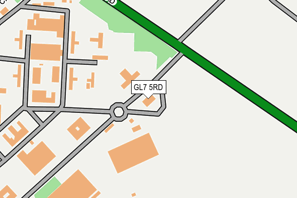 GL7 5RD map - OS OpenMap – Local (Ordnance Survey)