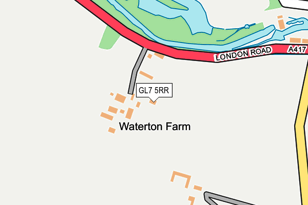 GL7 5RR map - OS OpenMap – Local (Ordnance Survey)