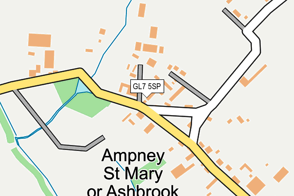 GL7 5SP map - OS OpenMap – Local (Ordnance Survey)