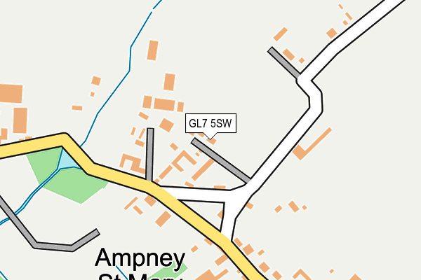 GL7 5SW map - OS OpenMap – Local (Ordnance Survey)