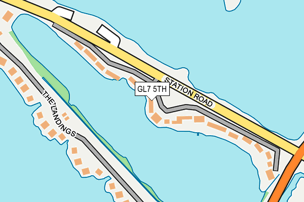 GL7 5TH map - OS OpenMap – Local (Ordnance Survey)