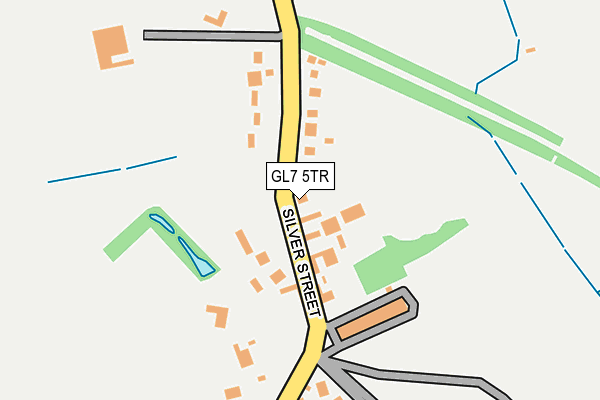 GL7 5TR map - OS OpenMap – Local (Ordnance Survey)