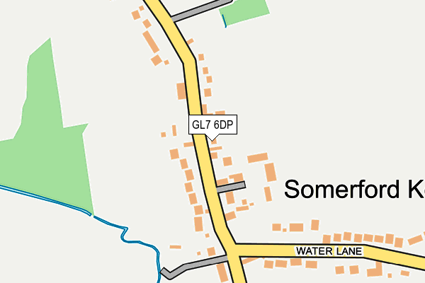 GL7 6DP map - OS OpenMap – Local (Ordnance Survey)