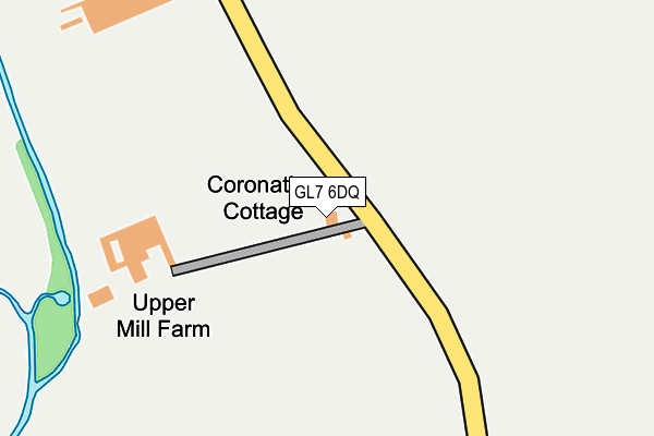 GL7 6DQ map - OS OpenMap – Local (Ordnance Survey)