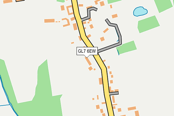 GL7 6EW map - OS OpenMap – Local (Ordnance Survey)