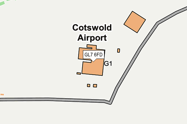 GL7 6FD map - OS OpenMap – Local (Ordnance Survey)