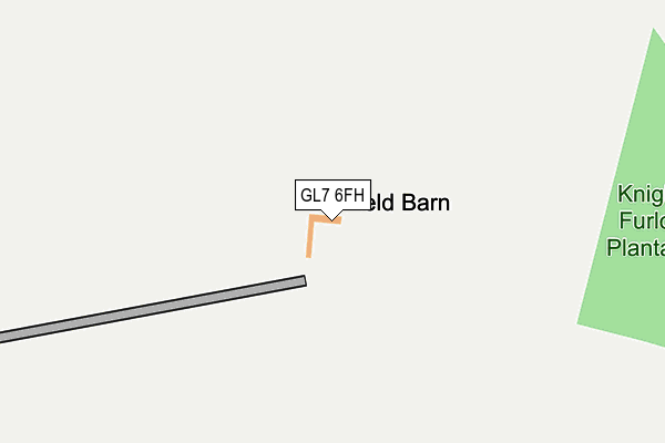 GL7 6FH map - OS OpenMap – Local (Ordnance Survey)