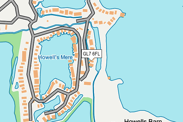 GL7 6FL map - OS OpenMap – Local (Ordnance Survey)