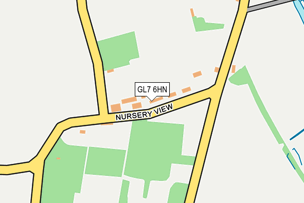 GL7 6HN map - OS OpenMap – Local (Ordnance Survey)