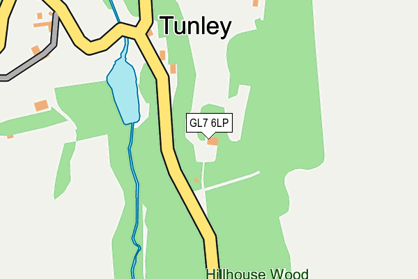 GL7 6LP map - OS OpenMap – Local (Ordnance Survey)