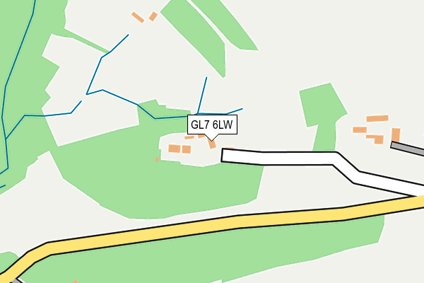 GL7 6LW map - OS OpenMap – Local (Ordnance Survey)