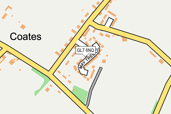 GL7 6NQ map - OS OpenMap – Local (Ordnance Survey)