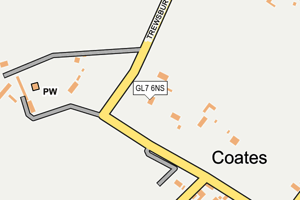 GL7 6NS map - OS OpenMap – Local (Ordnance Survey)