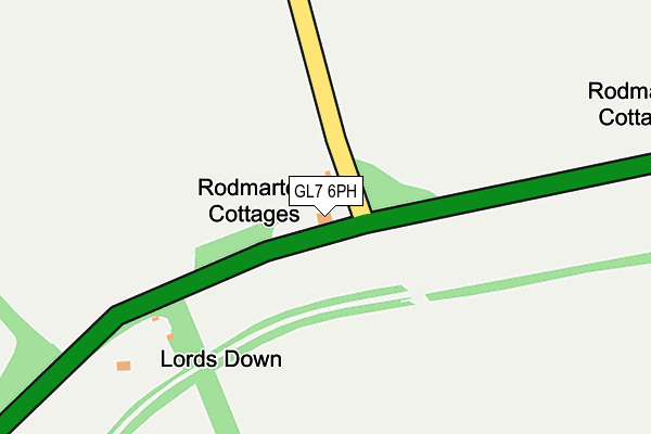 GL7 6PH map - OS OpenMap – Local (Ordnance Survey)