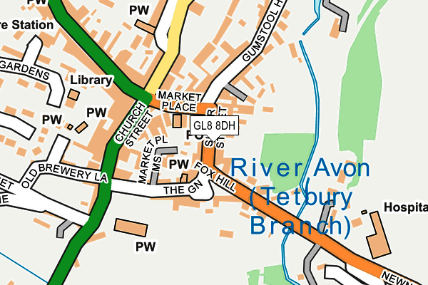 Map of COTSWOLD ENERGY CONSULTING LTD. at local scale