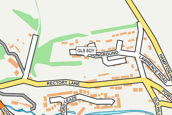 GL8 8GY map - OS OpenMap – Local (Ordnance Survey)