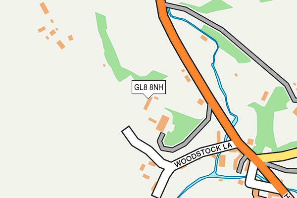 GL8 8NH map - OS OpenMap – Local (Ordnance Survey)