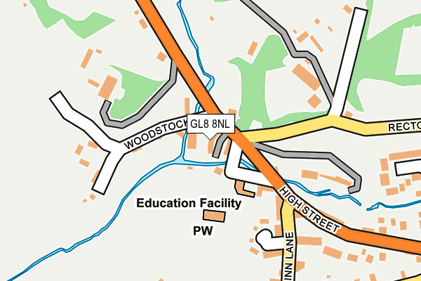 GL8 8NL map - OS OpenMap – Local (Ordnance Survey)
