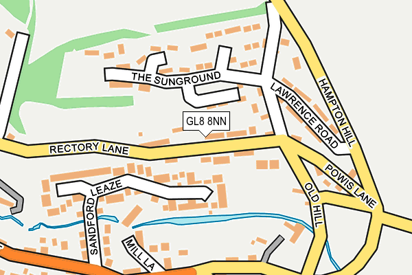 GL8 8NN map - OS OpenMap – Local (Ordnance Survey)