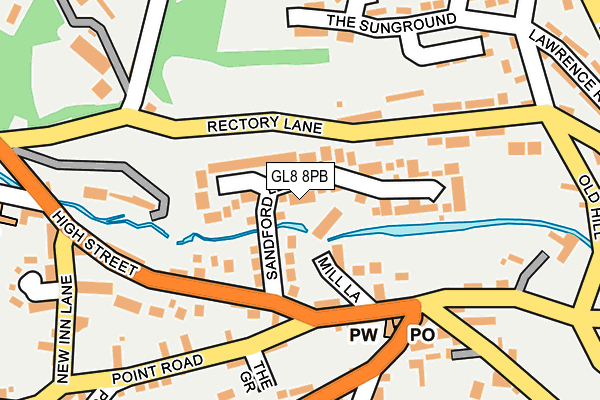 Map of 46 PEMBRIDGE VILLAS LIMITED at local scale